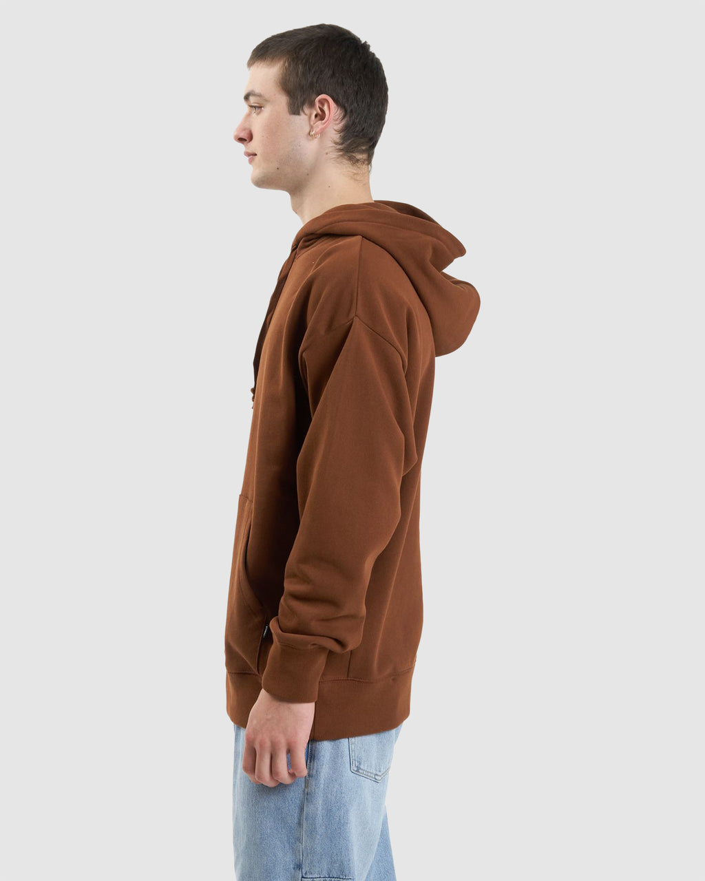 MENS MINIMAL SLOUCH PULLOVER HOODIE