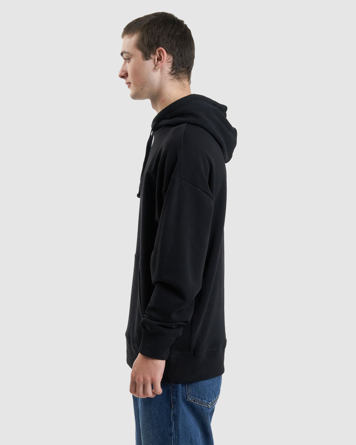 MENS SUB ROSA SLOUCH PULL ON HOODIE