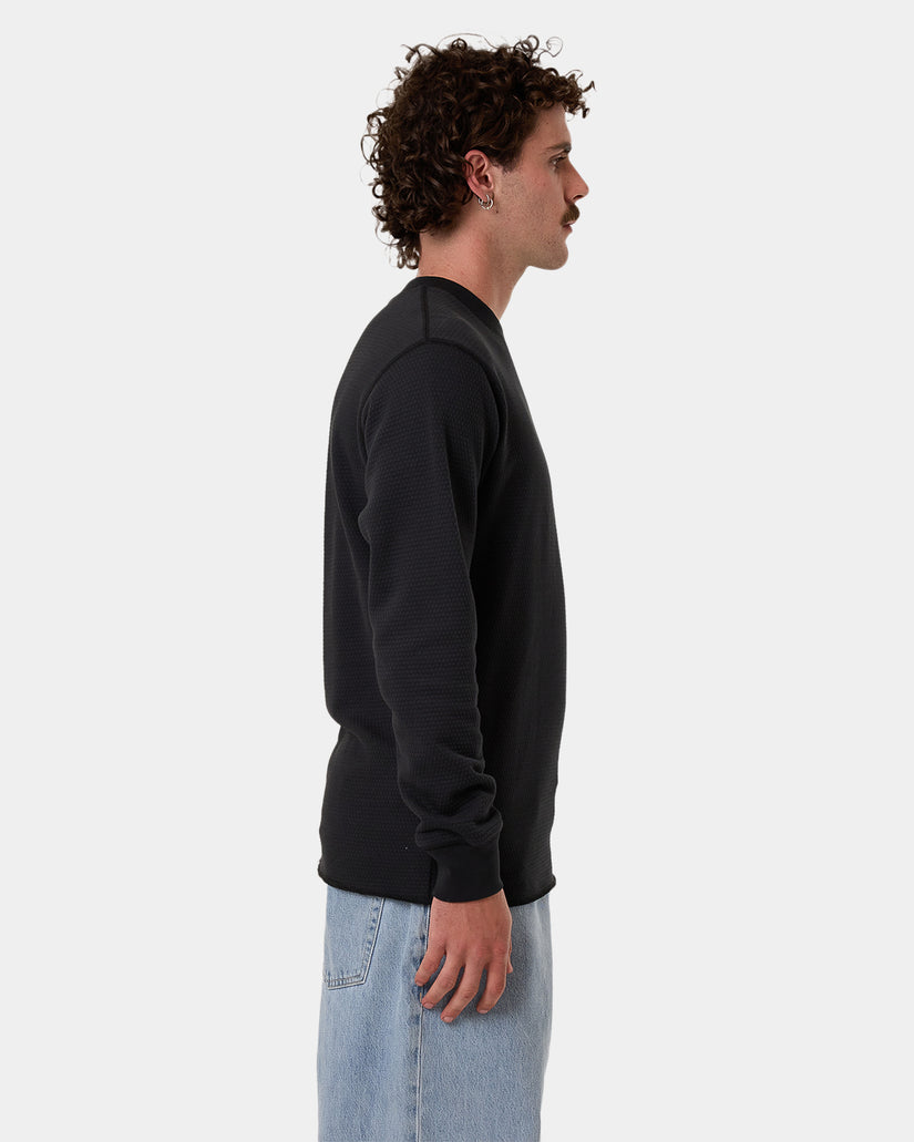 Mens Adapted Waffle Long Sleeve T-Shirt