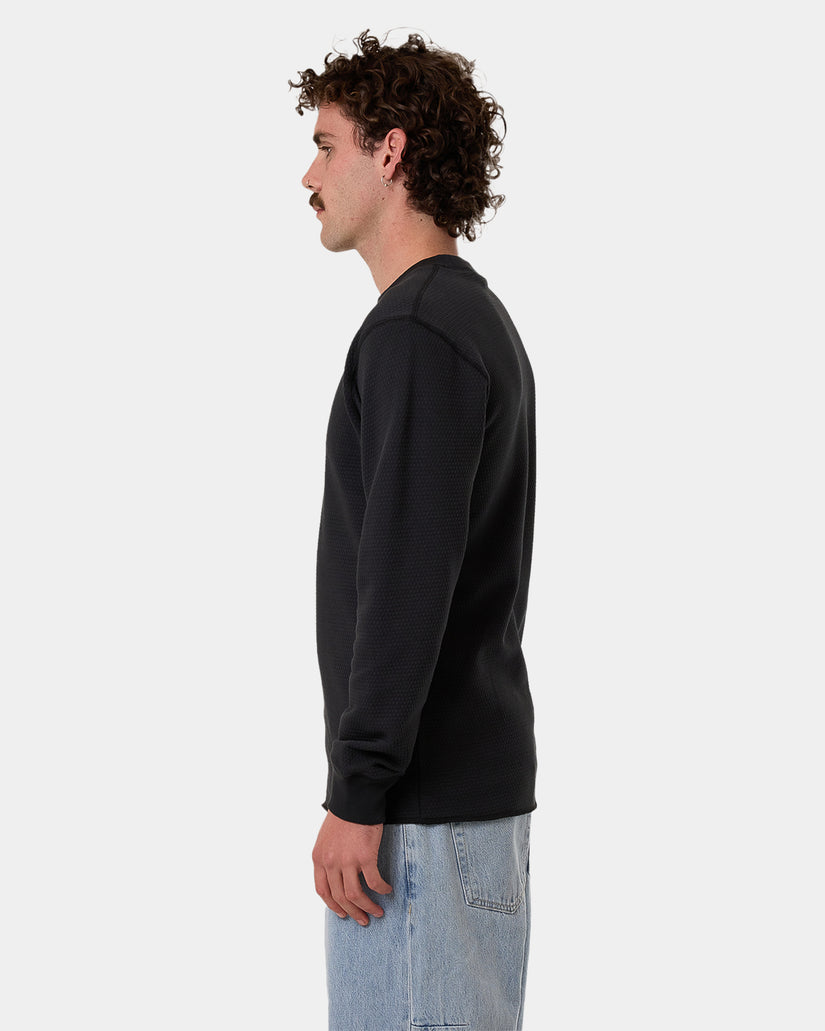 Mens Adapted Waffle Long Sleeve T-Shirt