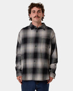 Mens Barrio Long Sleeve Flannel Shirt
