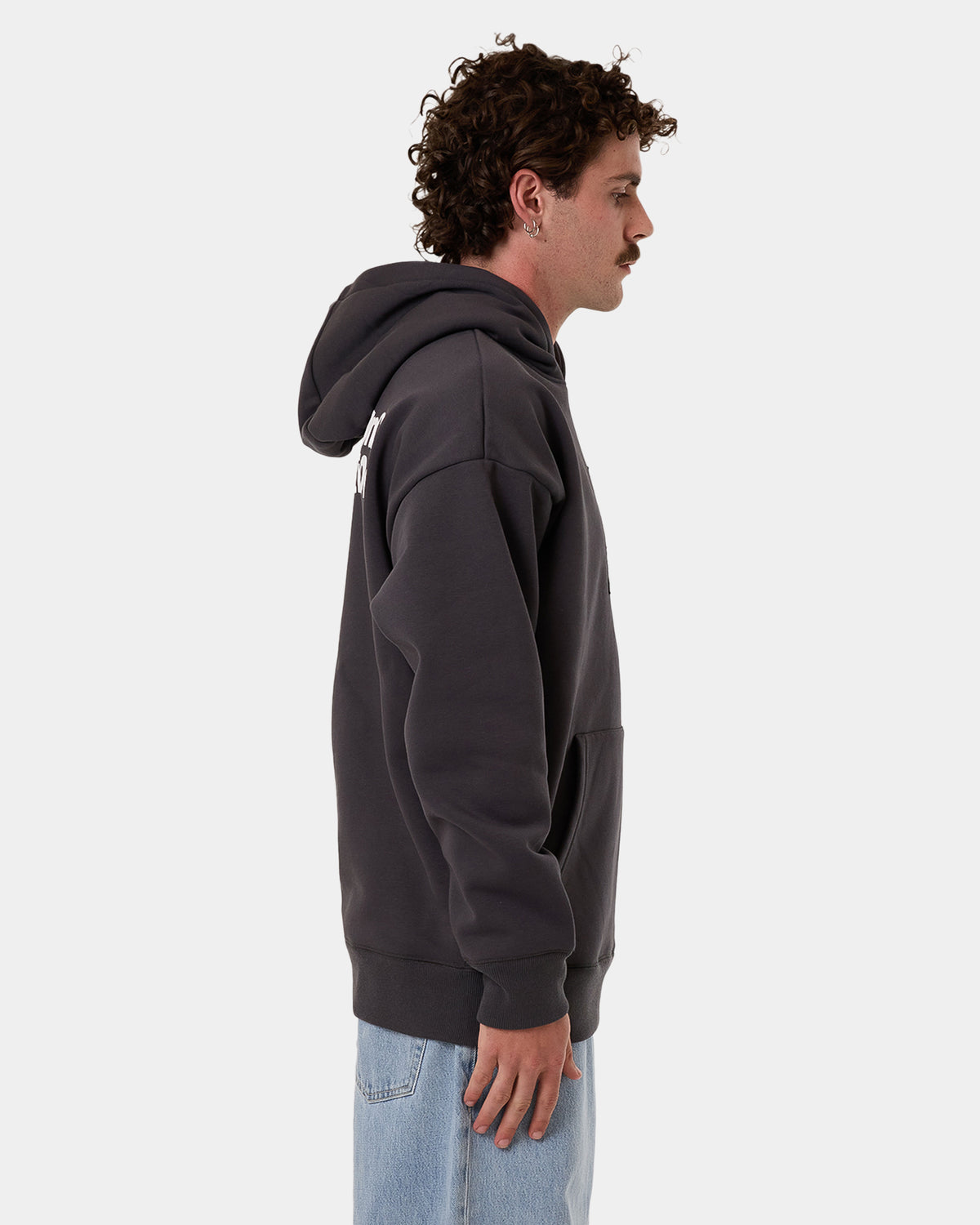 Mens Chain Of Formation Slouch Pullover Hoodie