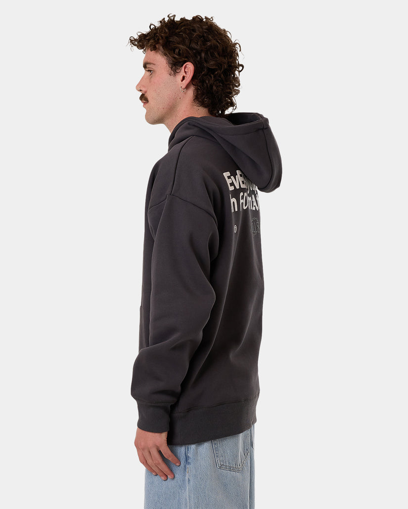 Mens Chain Of Formation Slouch Pullover Hoodie