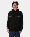 Mens Hazed Slouch Polar Fleece Pulover Hoodie