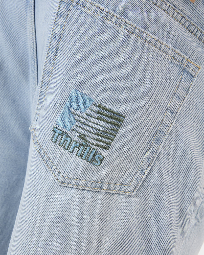 Mens Hazed Slacker Demin Jeans