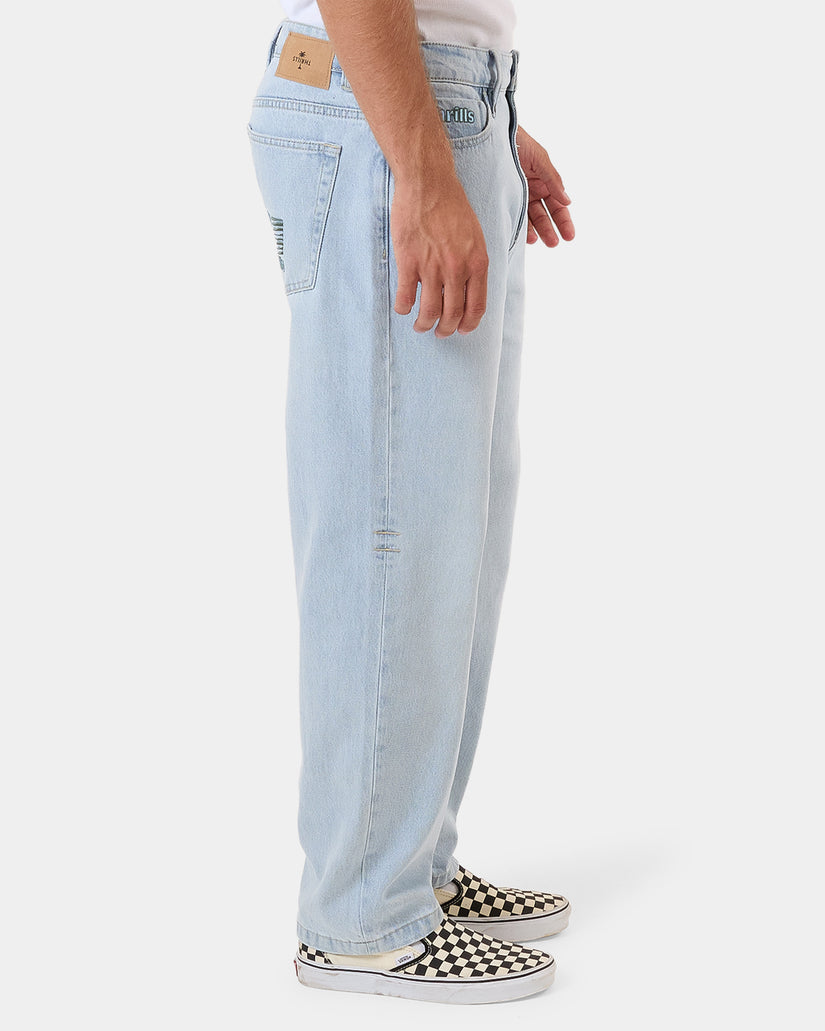 Mens Hazed Slacker Demin Jeans