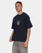 Mens Stagger Oversized Cropped T-Shirt