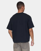 Mens Stagger Oversized Cropped T-Shirt