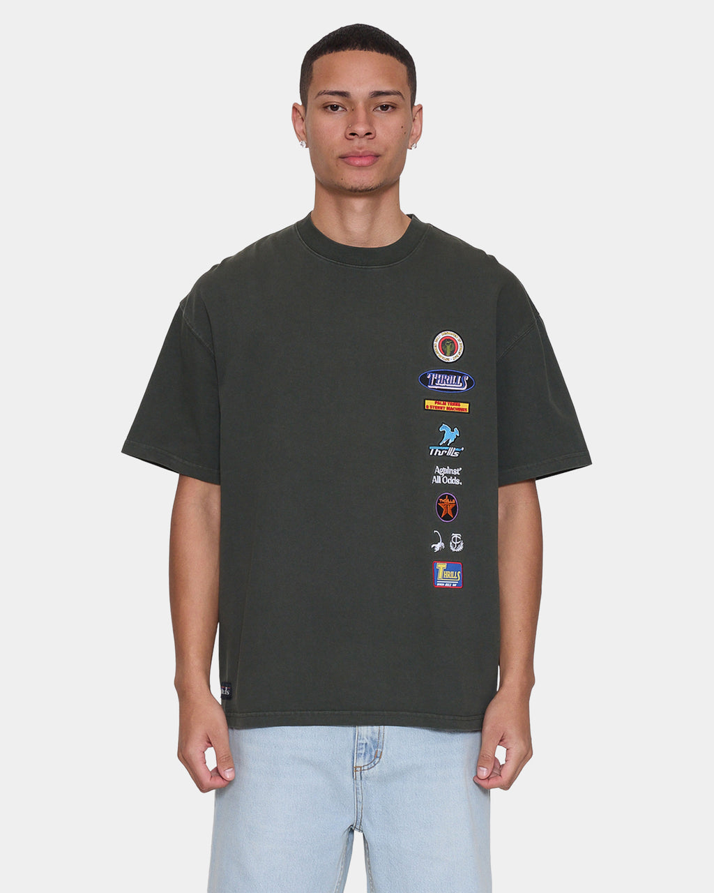 Mens Against All Odds Oversized T-Shirt