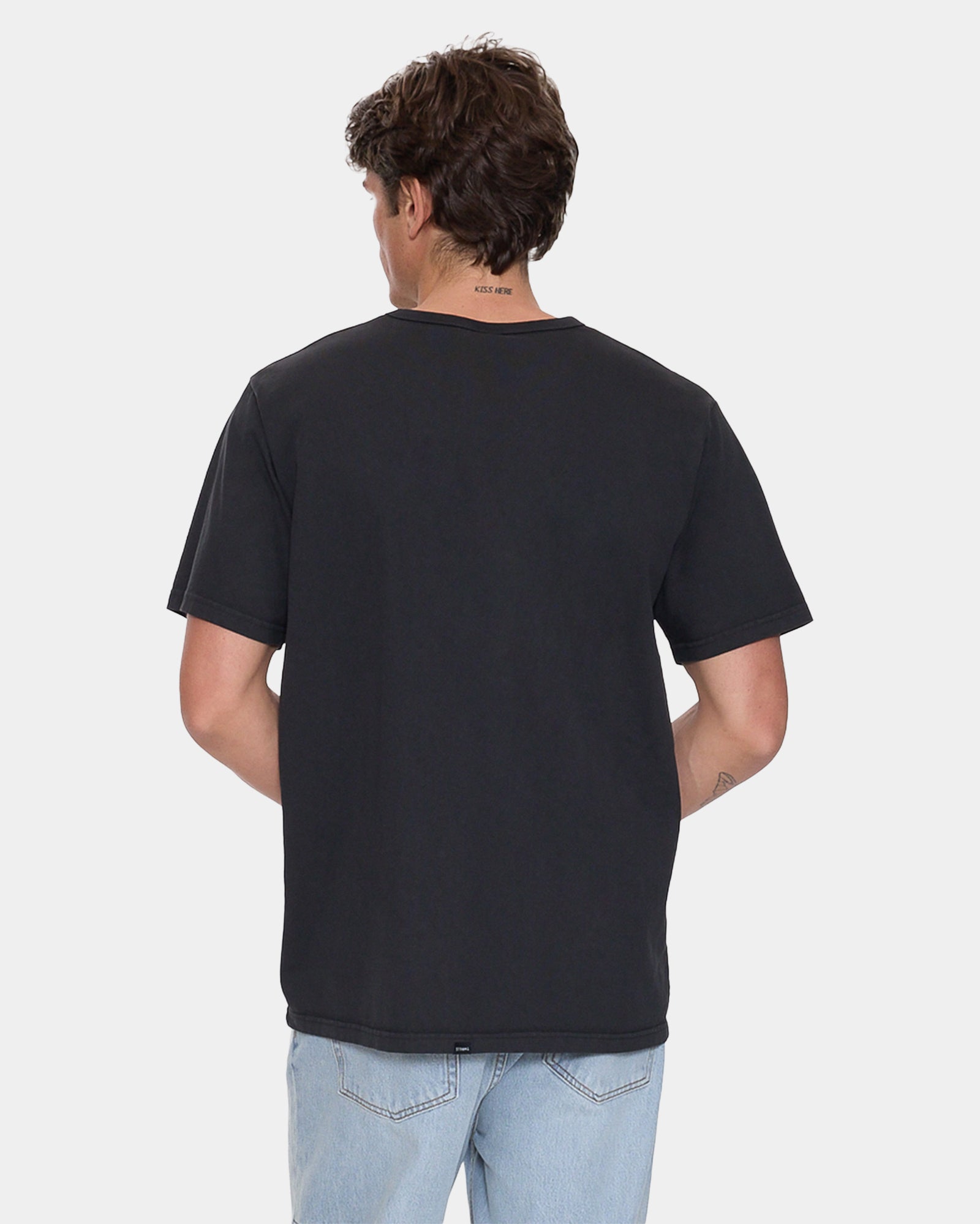 Mens Thrills Workwear Embro Merch Fit T-Shirt