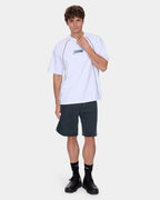 Mens Heavy Voltage Oversized Cropped T-Shirt