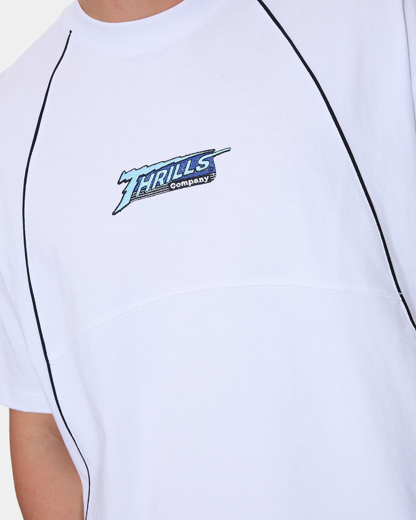 Mens Heavy Voltage Oversized Cropped T-Shirt