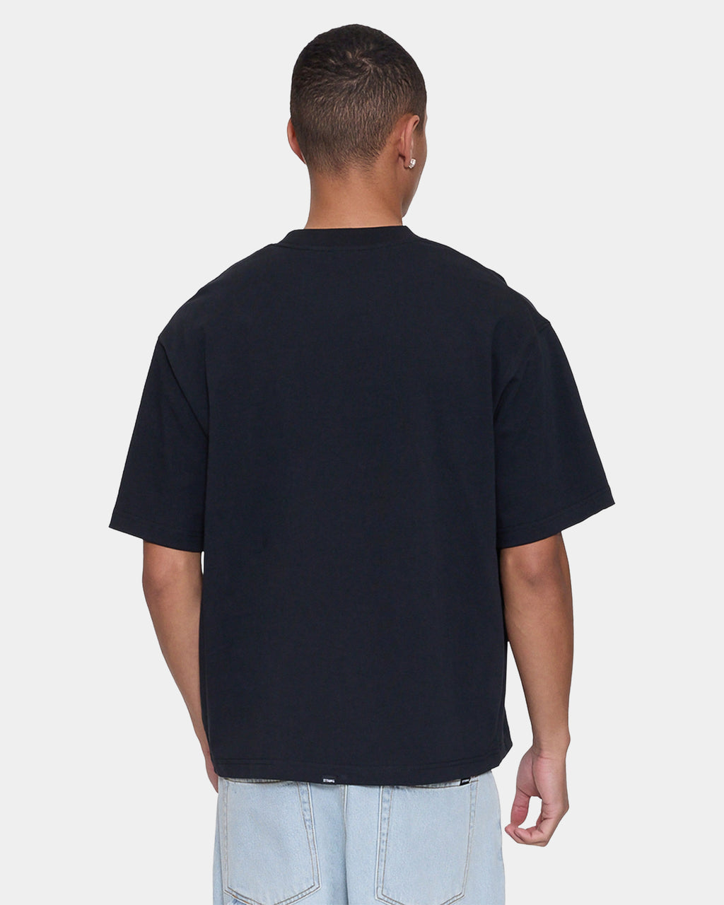 Mens Victory Embro Oversized Cropped T-Shirt