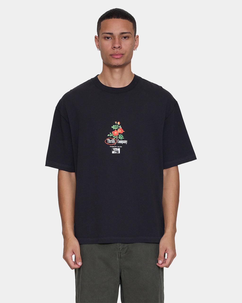 Mens Everything Here Now Oversized T-Shirt