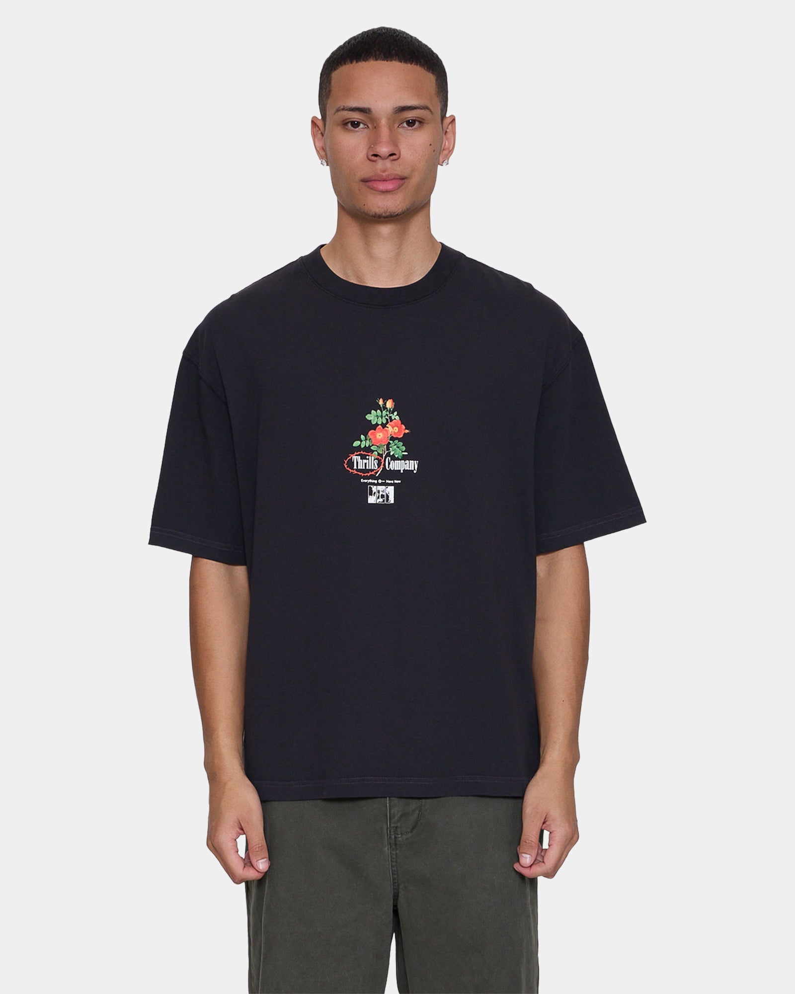 Mens Everything Here Now Oversized T-Shirt
