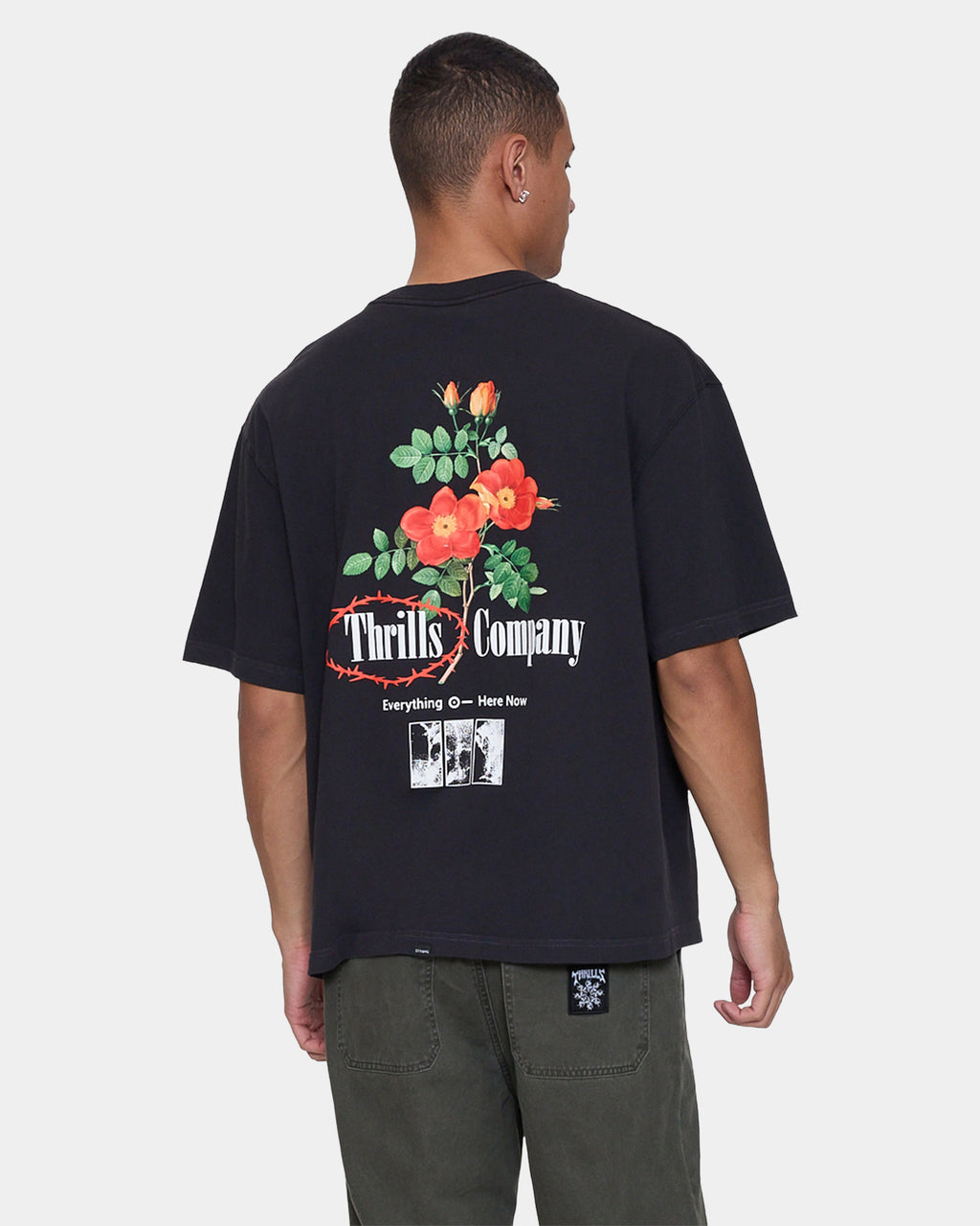 Mens Everything Here Now Oversized T-Shirt