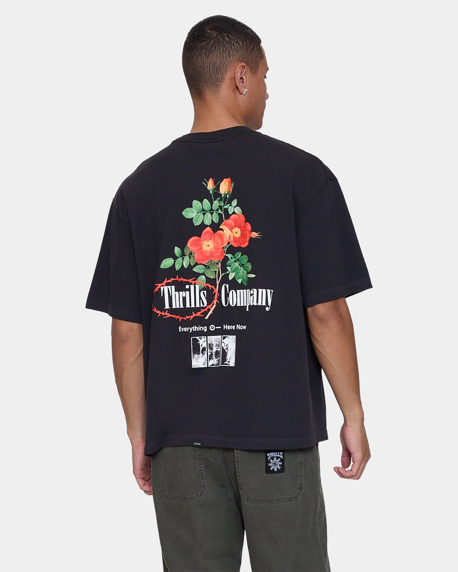 Mens Everything Here Now Oversized T-Shirt