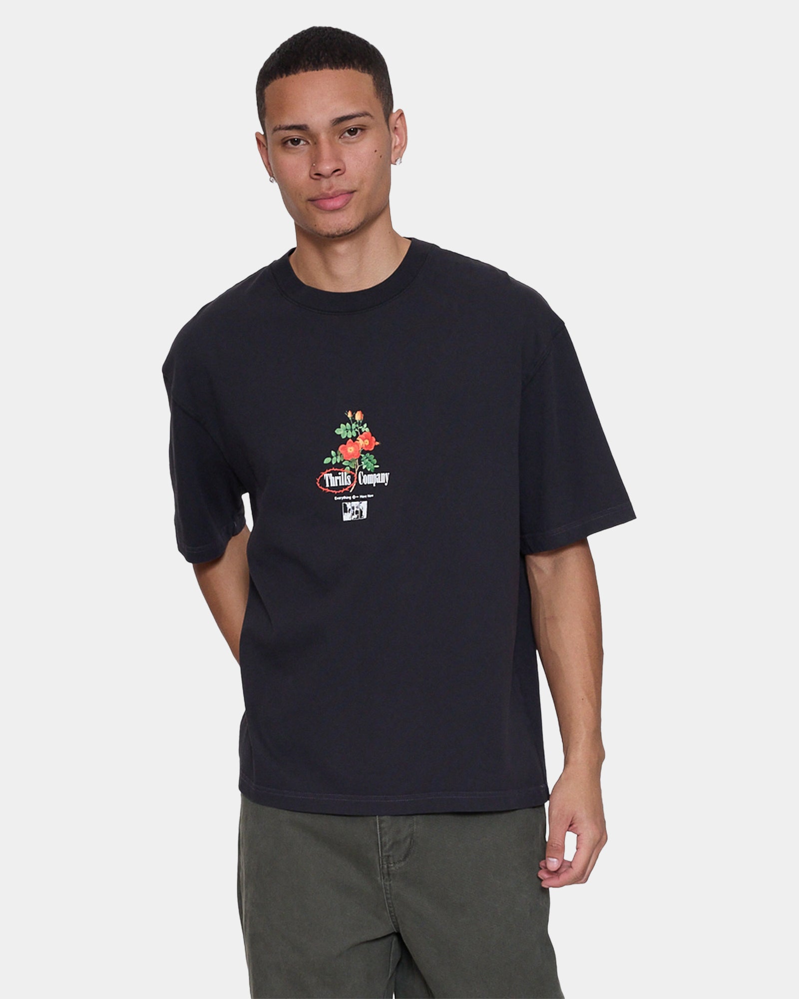 Mens Everything Here Now Oversized T-Shirt