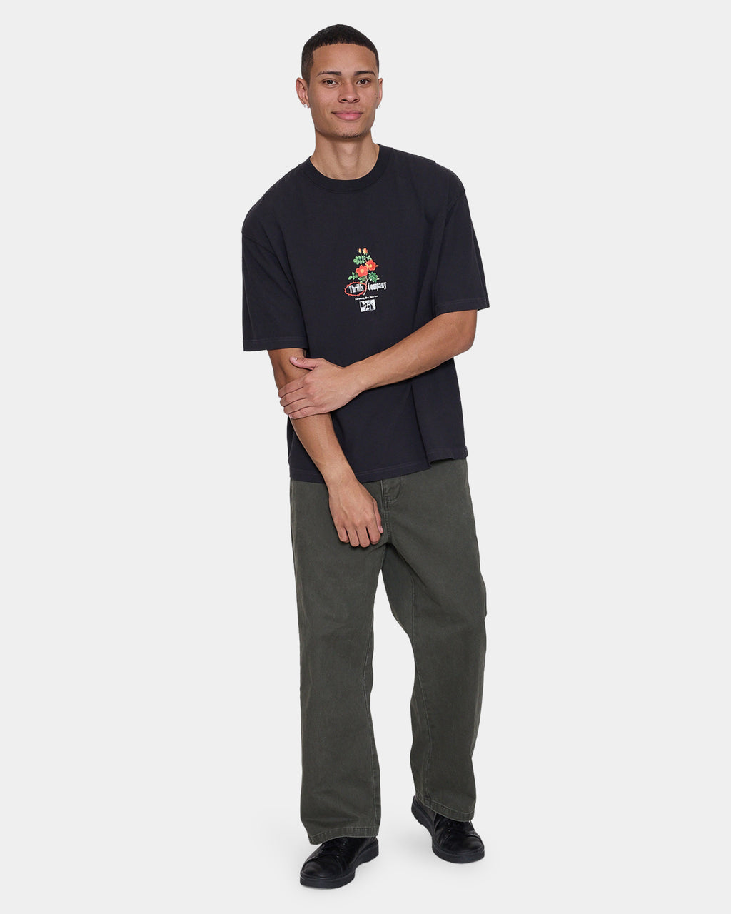 Mens Everything Here Now Oversized T-Shirt