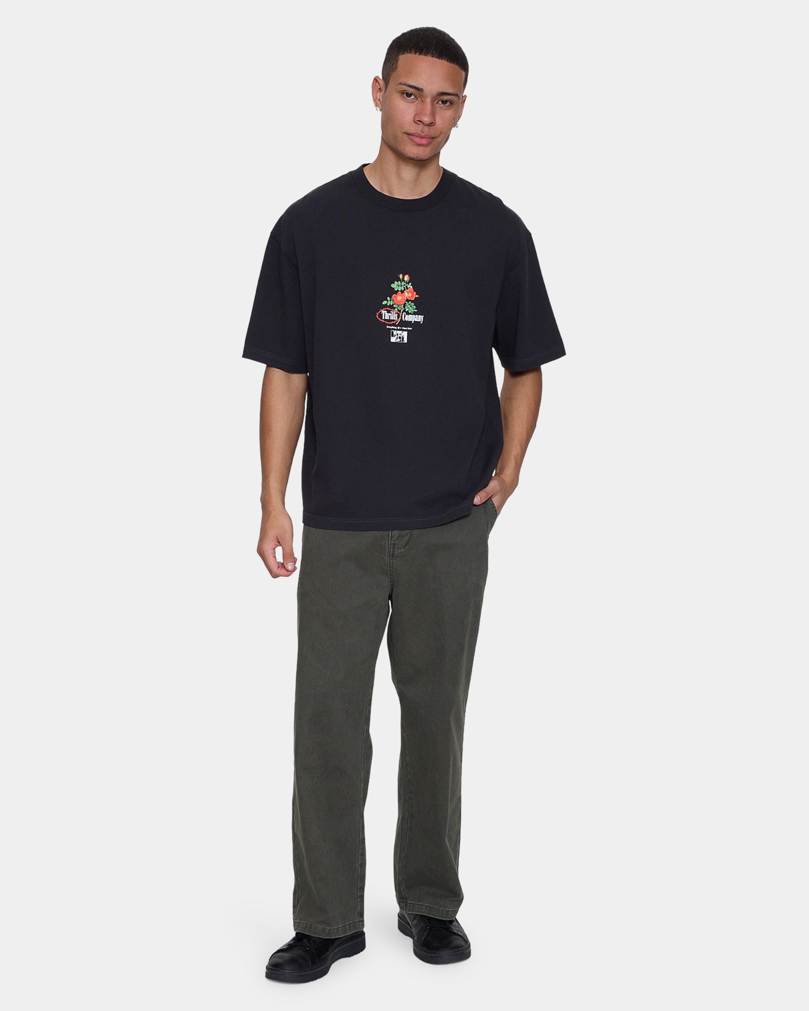 Mens Everything Here Now Oversized T-Shirt