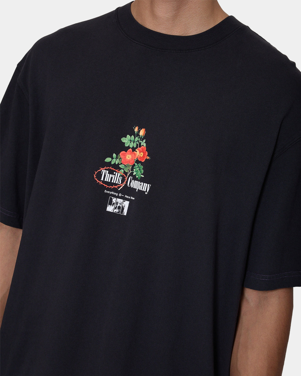 Mens Everything Here Now Oversized T-Shirt