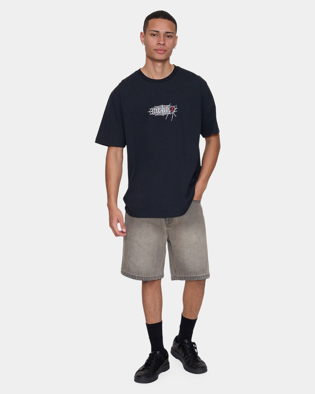 Mens Web Of Deceit Oversized Fit T-Shirt