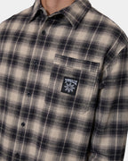 Mens Stagger Barrio Long Sleeve Flannel Shirt