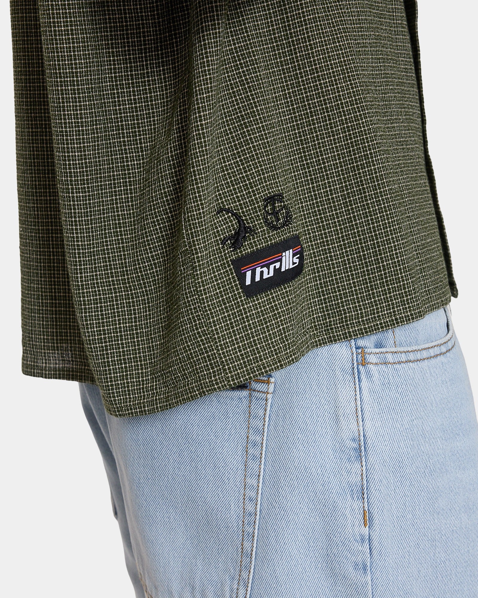 Mens Against All Odds Cropped Short Sleeve Shirt