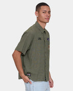 Mens Against All Odds Cropped Short Sleeve Shirt