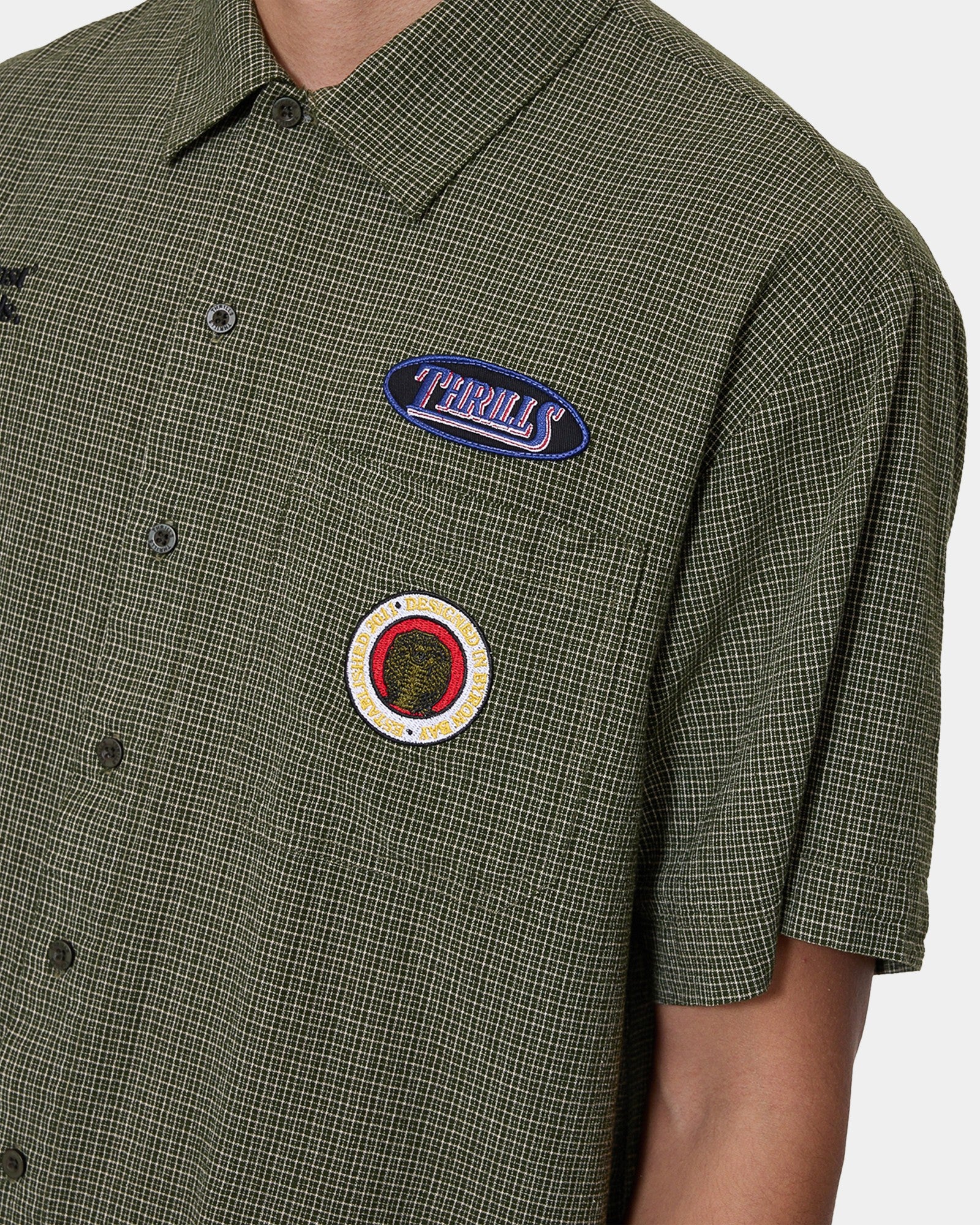 Mens Against All Odds Cropped Short Sleeve Shirt