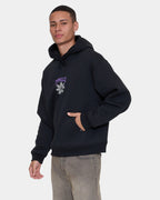 Mens Stagger Slouch Cropped Pullover Hoodie