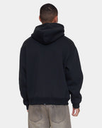 Mens Stagger Slouch Cropped Pullover Hoodie