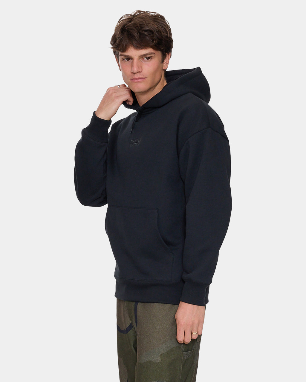 Mens Thrills Union Slouch Pullover Hoodie