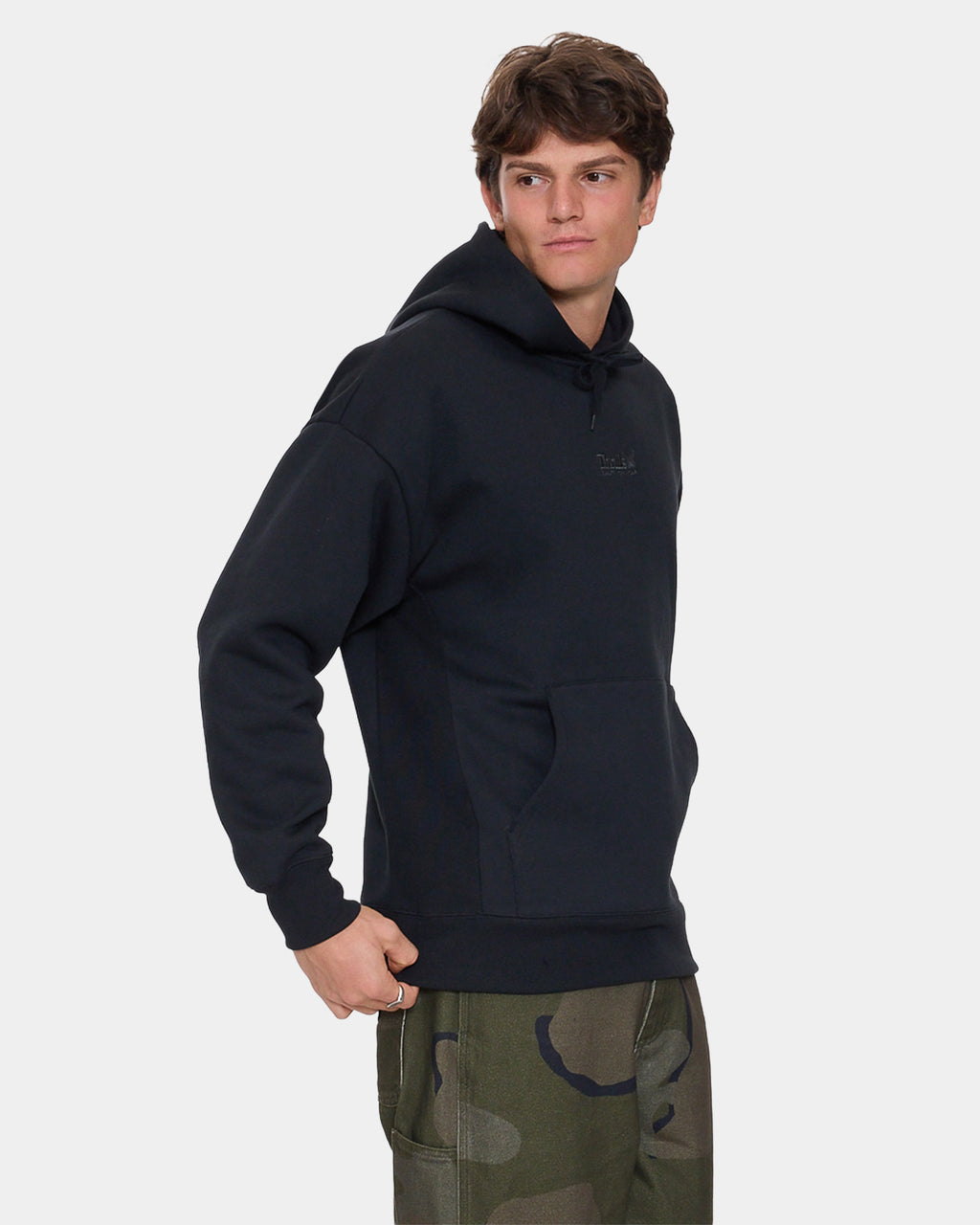 Mens Thrills Union Slouch Pullover Hoodie