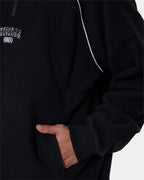 Mens Thrill Of Victory Raglan Quarter Zip Fleece Jumper