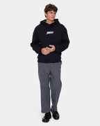 Mens Heavy Voltage Slouch Cropped Pullover Hoodie