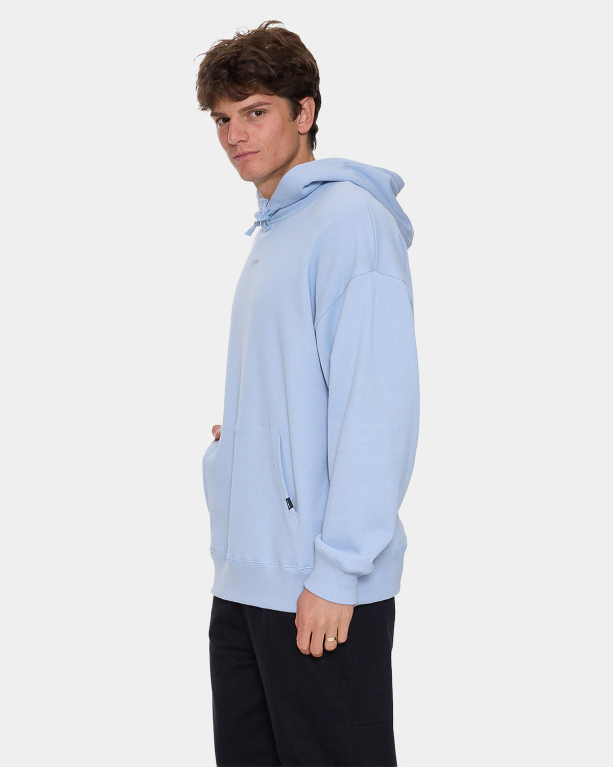 Mens Minimal Thrills Slouch Pullover Hoodie