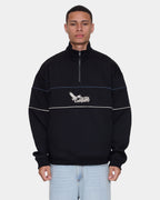 Mens Between Chaos & Calm Quarter Zip Fleece Jumper