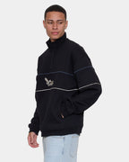 Mens Between Chaos & Calm Quarter Zip Fleece Jumper