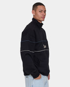Mens Between Chaos & Calm Quarter Zip Fleece Jumper