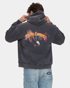 Mens Fury Slouch Cropped Pullover Hoodie