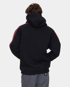Mens Spectral Raglan Panel Cropped Pullover Hoodie