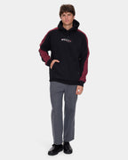 Mens Spectral Raglan Panel Cropped Pullover Hoodie