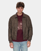 Mens Deep In The Heart Of Byron Leather Jacket