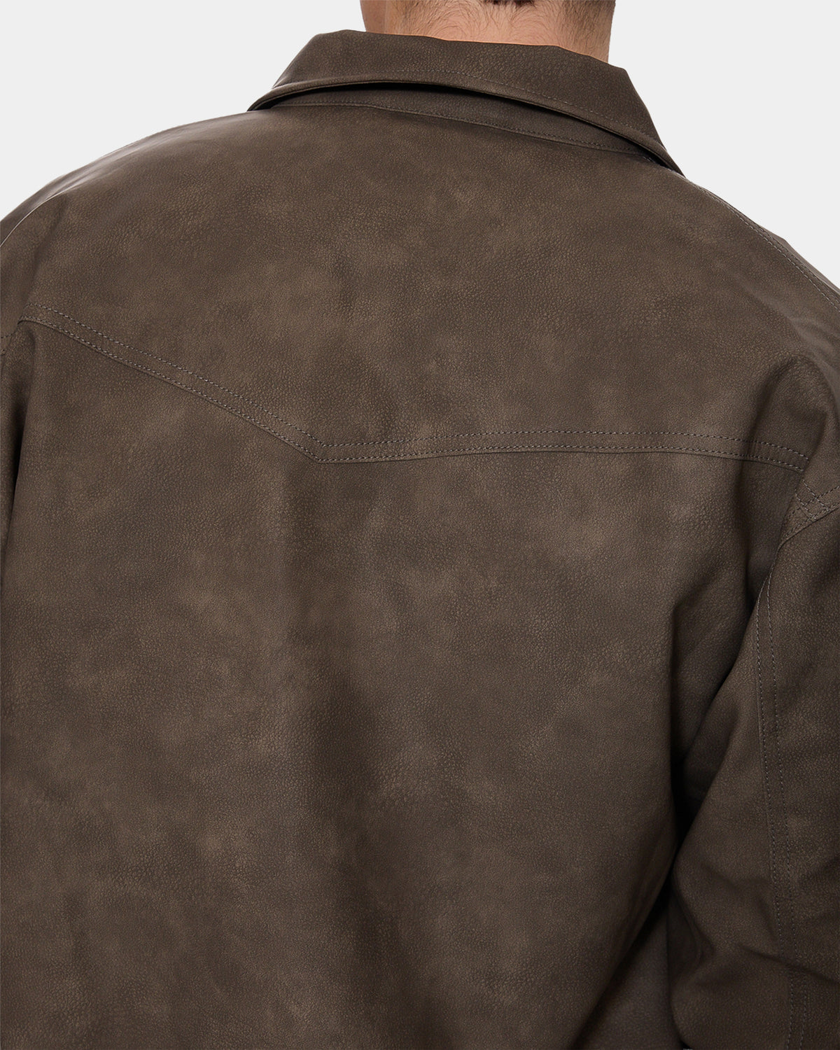 Mens Deep In The Heart Of Byron Leather Jacket