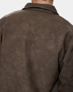 Mens Deep In The Heart Of Byron Leather Jacket