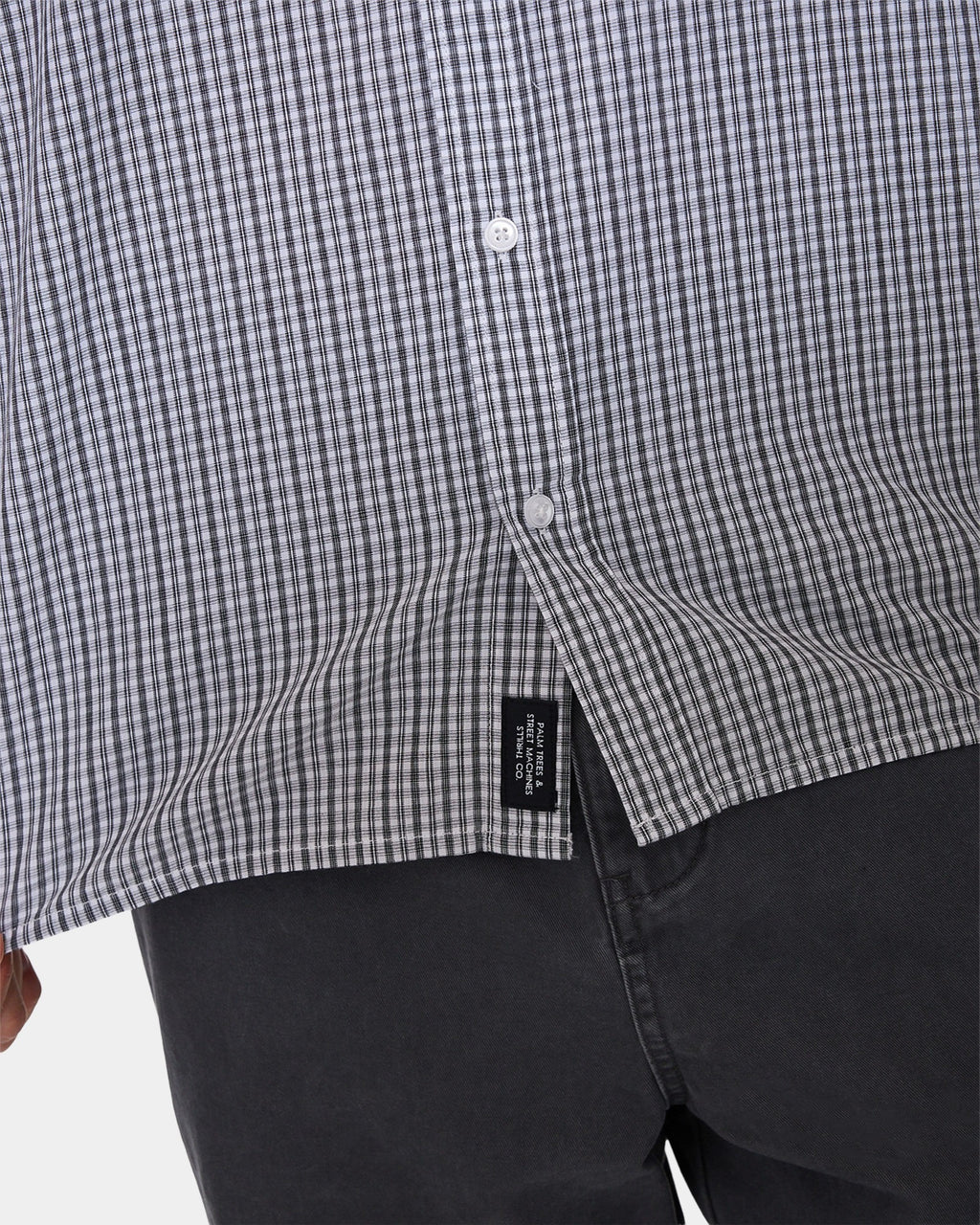 Mens Heavy Voltage Cropped Short Sleeve Shirt