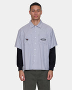Mens Web Of Deceit Cropped Short Sleeve Shirt