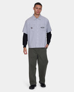 Mens Web Of Deceit Cropped Short Sleeve Shirt
