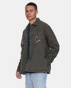 Mens Against All Odds Cropped Overshirt Casual Jacket